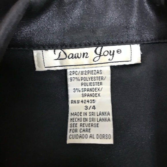 Dawn Joy 2 piece Blazer Skirt Set Size 3/4 Suede - Picture 4 of 7